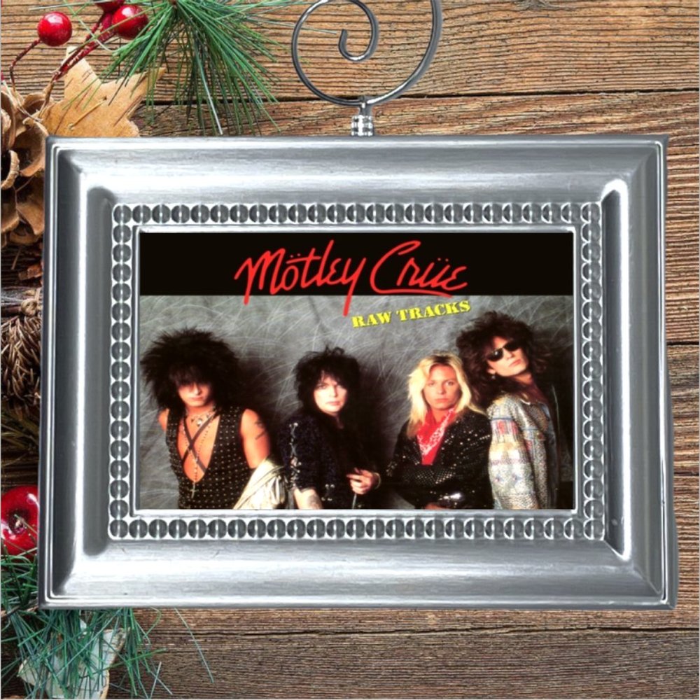 Motley Crue Raw Tracks Rock Band Christmas Tree Ornament‎